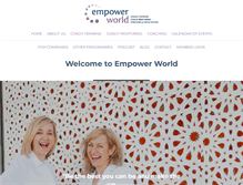 Tablet Screenshot of empower-world.com